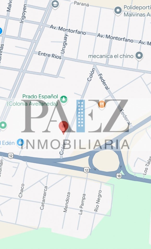 LOTE en inmediaciones de ruta 12 y 18